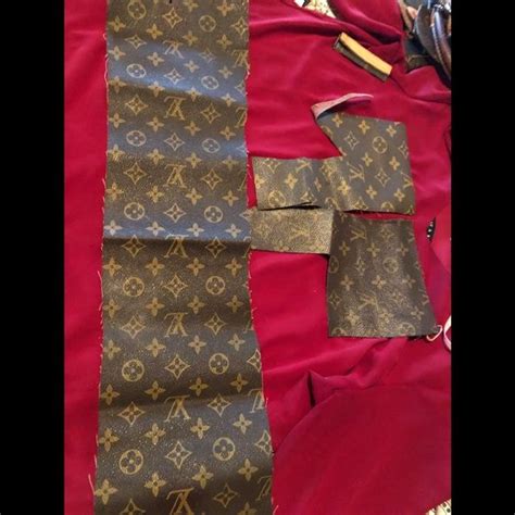 louis vuitton scrap material|Louis Vuitton fabric for sale.